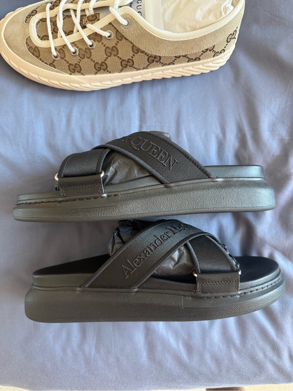 Alexander McQueen Oversized Hybrid Slide